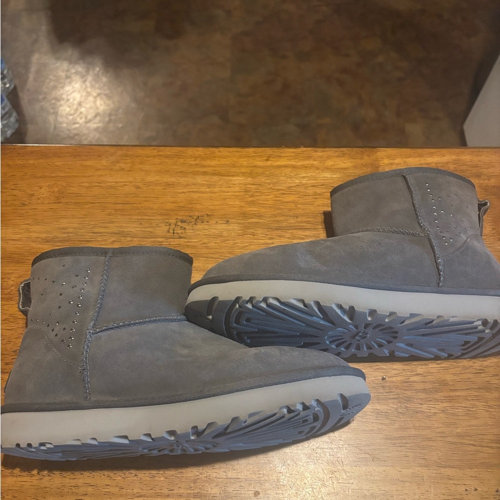 UGG Gray Ankle Boots